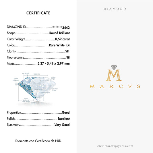 NATURAL DIAMOND DN2022CD13442HRD - MARCVS JOYEROS