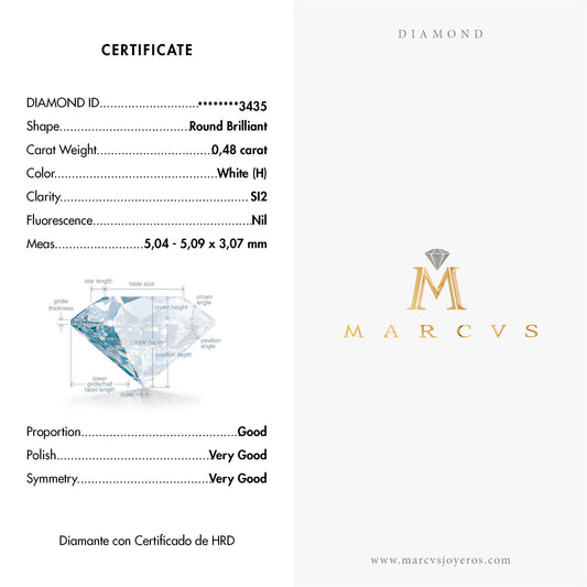 NATURAL DIAMOND DN2022CD13435HRD - MARCVS JOYEROS