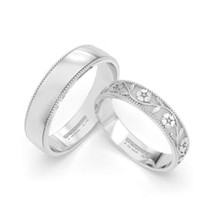 CLASSIC WEDDING RINGS 18K GOLD ABCL2015AN5 - MARCVS JOYEROS CLASSIC WEDDING RINGS 18K GOLD ABCL2015AN5 - MARCVS JOYEROS