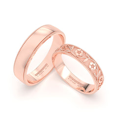 CLASSIC WEDDING RINGS 18K GOLD ABCL2015AN5 - MARCVS JOYEROS CLASSIC WEDDING RINGS 18K GOLD ABCL2015AN5 - MARCVS JOYEROS