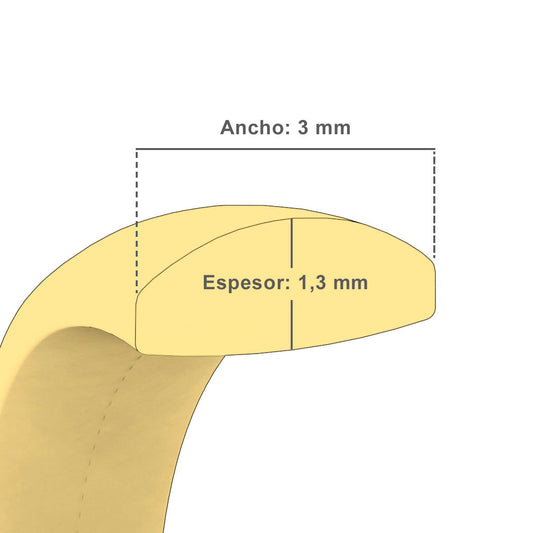 CLASSIC WEDDING RINGS 18K GOLD ABCL2015AN3 - MARCVS JOYEROS