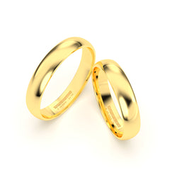 CLASSIC WEDDING RINGS 18K GOLD ABCL2015AN4 - MARCVS JOYEROS CLASSIC WEDDING RINGS 18K GOLD ABCL2015AN4 - MARCVS JOYEROS