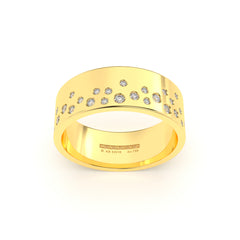 ANNIK WEDDING RINGS 18K YELLOW GOLD - MARCVS JOYEROS ANNIK WEDDING RINGS 18K YELLOW GOLD - MARCVS JOYEROS