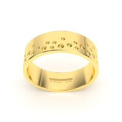 ANNIK WEDDING RINGS 18K YELLOW GOLD - MARCVS JOYEROS ANNIK WEDDING RINGS 18K YELLOW GOLD - MARCVS JOYEROS
