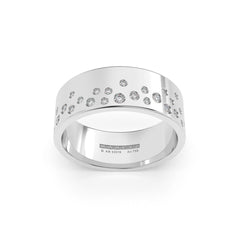 ANNIK WEDDING RINGS 18K WHITE GOLD - MARCVS JOYEROS ANNIK WEDDING RINGS 18K WHITE GOLD - MARCVS JOYEROS