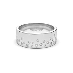 ANNIK WEDDING RINGS 18K WHITE GOLD - MARCVS JOYEROS ANNIK WEDDING RINGS 18K WHITE GOLD - MARCVS JOYEROS