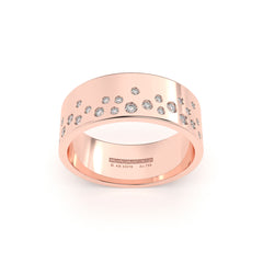 ANNIK WEDDING RINGS 18K ROSE GOLD - MARCVS JOYEROS ANNIK WEDDING RINGS 18K ROSE GOLD - MARCVS JOYEROS