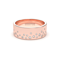 ANNIK WEDDING RINGS 18K ROSE GOLD - MARCVS JOYEROS ANNIK WEDDING RINGS 18K ROSE GOLD - MARCVS JOYEROS