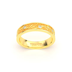 JOSIANE WEDDING RINGS 18K YELLOW GOLD - MARCVS JOYEROS JOSIANE WEDDING RINGS 18K YELLOW GOLD - MARCVS JOYEROS