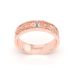 JOSIANE WEDDING RINGS 18K ROSE GOLD - MARCVS JOYEROS JOSIANE WEDDING RINGS 18K ROSE GOLD - MARCVS JOYEROS