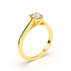 CHLOE 18K GOLD ENGAGEMENT RING - MARCVS JOYEROS  CHLOE 18K GOLD ENGAGEMENT RING - MARCVS JOYEROS