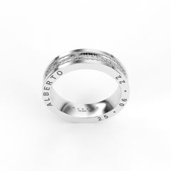 CINNIA WEDDING RINGS 18K WHITE GOLD - MARCVS JOYEROS CINNIA WEDDING RINGS 18K WHITE GOLD - MARCVS JOYEROS