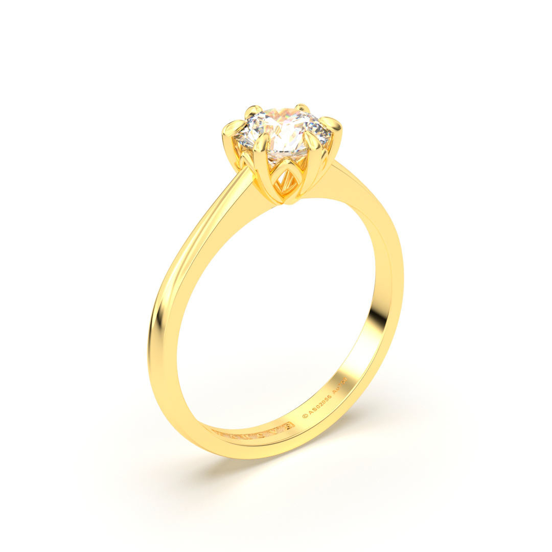 FANNY ENGAGEMENT RING 18K GOLD - MARCVS JOYEROS