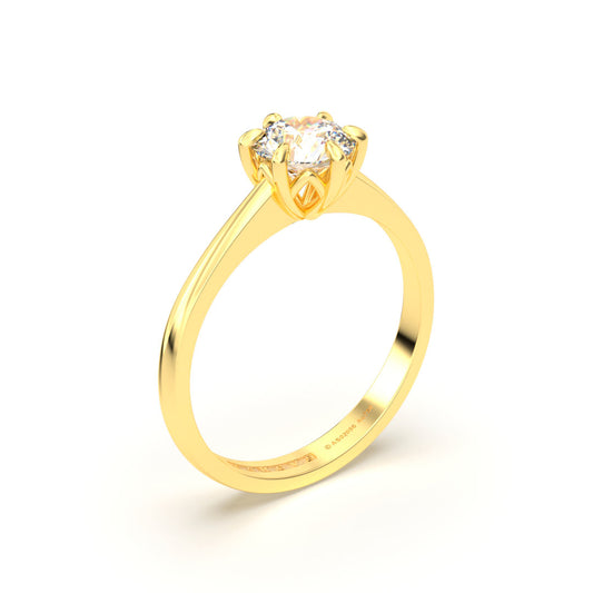 FANNY ENGAGEMENT RING 18K GOLD - MARCVS JOYEROS