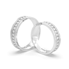 JOSIANE WEDDING RINGS 18K YELLOW GOLD - MARCVS JOYEROS JOSIANE WEDDING RINGS 18K YELLOW GOLD - MARCVS JOYEROS