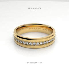 DIONE WEDDING RINGS 18K YELLOW GOLD - MARCVS JOYEROS DIONE WEDDING RINGS 18K YELLOW GOLD - MARCVS JOYEROS