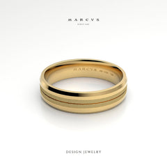 DIONE WEDDING RINGS 18K YELLOW GOLD - MARCVS JOYEROS DIONE WEDDING RINGS 18K YELLOW GOLD - MARCVS JOYEROS