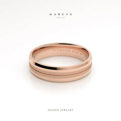 DIONE WEDDING RINGS ROSE GOLD 18K - MARCVS JOYEROS DIONE WEDDING RINGS ROSE GOLD 18K - MARCVS JOYEROS