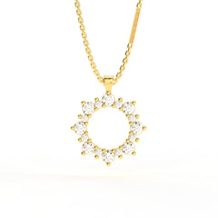18K GOLD SHANTAL PENDANT - MARCVS JOYEROS  18K GOLD SHANTAL PENDANT - MARCVS JOYEROS
