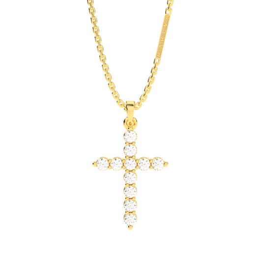 DIJE CRUZ DI-2006 ORO 18K - JOYERIA MARCVS