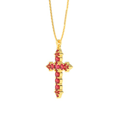 18K GOLD SHANTAL PENDANT - MARCVS JOYEROS  18K GOLD SHANTAL PENDANT - MARCVS JOYEROS