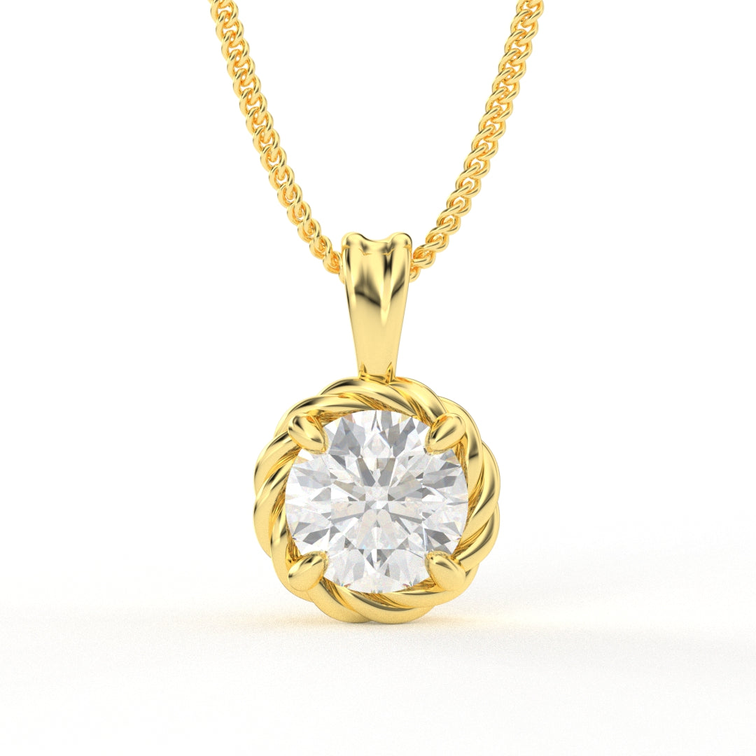 18K GOLD SHANTAL PENDANT - MARCVS JOYEROS