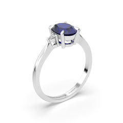 NATALI BLEU 18K GOLD ENGAGEMENT RING - MARCVS JOYEROS NATALI BLEU 18K GOLD ENGAGEMENT RING - MARCVS JOYEROS