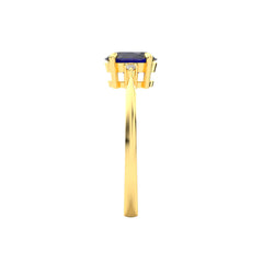 NATALI BLEU 18K GOLD ENGAGEMENT RING - MARCVS JOYEROS NATALI BLEU 18K GOLD ENGAGEMENT RING - MARCVS JOYEROS