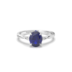 NATALI BLEU 18K GOLD ENGAGEMENT RING - MARCVS JOYEROS NATALI BLEU 18K GOLD ENGAGEMENT RING - MARCVS JOYEROS
