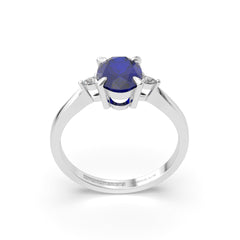 NATALI BLEU 18K GOLD ENGAGEMENT RING - MARCVS JOYEROS NATALI BLEU 18K GOLD ENGAGEMENT RING - MARCVS JOYEROS