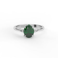 NATALI 18K GOLD ENGAGEMENT RING - MARCVS JOYEROS NATALI 18K GOLD ENGAGEMENT RING - MARCVS JOYEROS