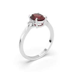 NATALI ROUGE 18K GOLD ENGAGEMENT RING - MARCVS JOYEROS NATALI ROUGE 18K GOLD ENGAGEMENT RING - MARCVS JOYEROS