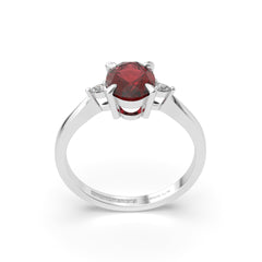 NATALI ROUGE 18K GOLD ENGAGEMENT RING - MARCVS JOYEROS NATALI ROUGE 18K GOLD ENGAGEMENT RING - MARCVS JOYEROS