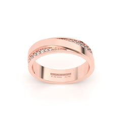 ELIETTE WEDDING RINGS 18K ROSE GOLD - MARCVS JOYEROS ELIETTE WEDDING RINGS 18K ROSE GOLD - MARCVS JOYEROS