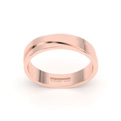 ELIETTE WEDDING RINGS 18K ROSE GOLD - MARCVS JOYEROS ELIETTE WEDDING RINGS 18K ROSE GOLD - MARCVS JOYEROS