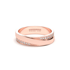 ELIETTE WEDDING RINGS 18K ROSE GOLD - MARCVS JOYEROS ELIETTE WEDDING RINGS 18K ROSE GOLD - MARCVS JOYEROS