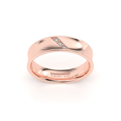 FANCY WEDDING RINGS 18K ROSE GOLD - MARCVS JOYEROS FANCY WEDDING RINGS 18K ROSE GOLD - MARCVS JOYEROS