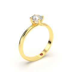 GIULIA 18K GOLD ENGAGEMENT RING - MARCVS JOYEROS GIULIA 18K GOLD ENGAGEMENT RING - MARCVS JOYEROS