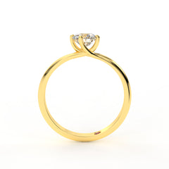 GIULIA 18K GOLD ENGAGEMENT RING - MARCVS JOYEROS GIULIA 18K GOLD ENGAGEMENT RING - MARCVS JOYEROS