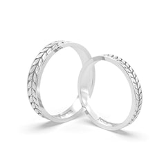 JOSIANE WEDDING RINGS 18K YELLOW GOLD - MARCVS JOYEROS JOSIANE WEDDING RINGS 18K YELLOW GOLD - MARCVS JOYEROS