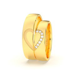 INNAMORATO WEDDING RINGS 18K YELLOW GOLD - MARCVS JOYEROS INNAMORATO WEDDING RINGS 18K YELLOW GOLD - MARCVS JOYEROS