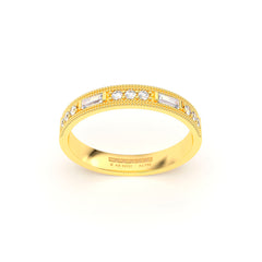 JOSIANE WEDDING RINGS 18K YELLOW GOLD - MARCVS JOYEROS JOSIANE WEDDING RINGS 18K YELLOW GOLD - MARCVS JOYEROS