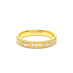 JOSIANE WEDDING RINGS 18K YELLOW GOLD - MARCVS JOYEROS JOSIANE WEDDING RINGS 18K YELLOW GOLD - MARCVS JOYEROS