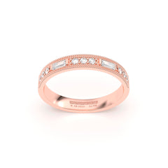 JOSIANE WEDDING RINGS 18K ROSE GOLD - MARCVS JOYEROS JOSIANE WEDDING RINGS 18K ROSE GOLD - MARCVS JOYEROS
