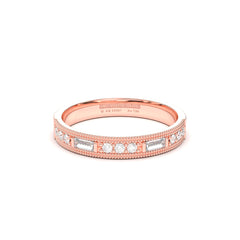 JOSIANE WEDDING RINGS 18K ROSE GOLD - MARCVS JOYEROS JOSIANE WEDDING RINGS 18K ROSE GOLD - MARCVS JOYEROS
