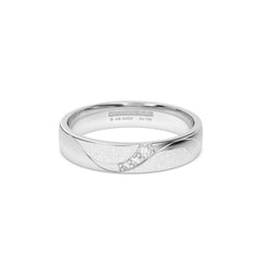 JOSIANE WEDDING RINGS 18K WHITE GOLD - MARCVS JOYEROS JOSIANE WEDDING RINGS 18K WHITE GOLD - MARCVS JOYEROS