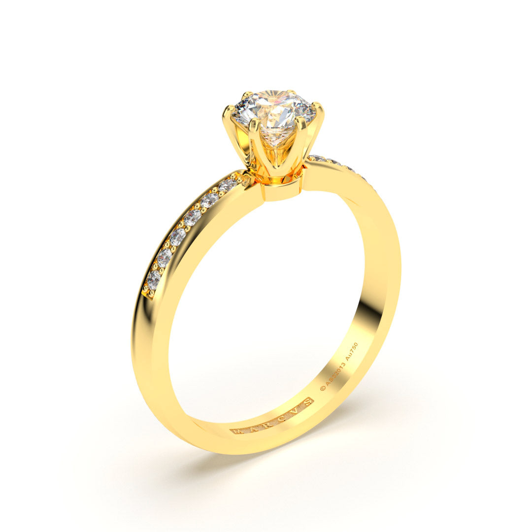 14K Gold Matrimony Rings / Anillos De Matrimonio En Oro 14K 