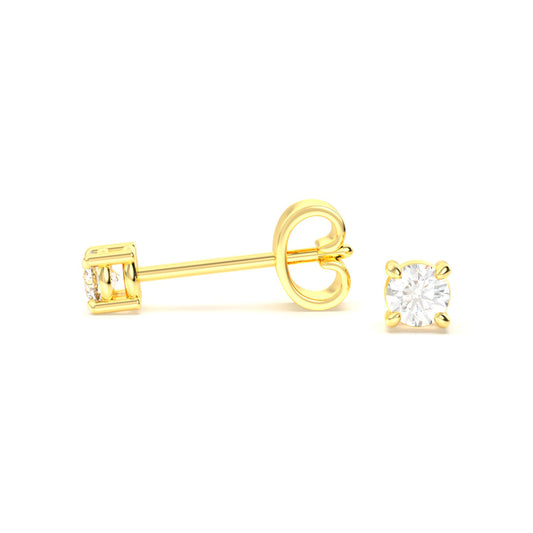 MIREIA ARETES ORO 18K - MARCVS JOYEROS