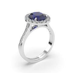 NATALI BLEU 18K GOLD ENGAGEMENT RING - MARCVS JOYEROS NATALI BLEU 18K GOLD ENGAGEMENT RING - MARCVS JOYEROS