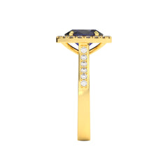 NATALI BLEU 18K GOLD ENGAGEMENT RING - MARCVS JOYEROS NATALI BLEU 18K GOLD ENGAGEMENT RING - MARCVS JOYEROS